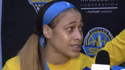 Chennedy Carter responds to criticism for foul on Caitlin Clark